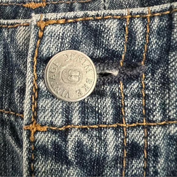 BKE Castaway Denim Pencil Skirt Woman’s 25 Y2K Boho Coastal Grandma Cottage Core - Picture 4 of 9